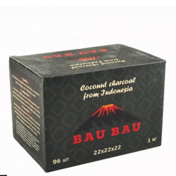 Уголь Bau Bau/Бау Бау 22 мм 96 шт 1 кг