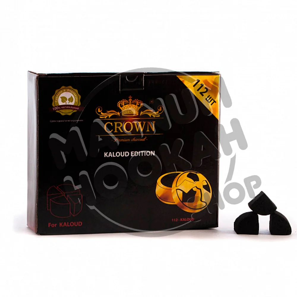 Уголь CROWN KALOUD EDITION/Краун калауд эдишн 72 шт 1 кг
